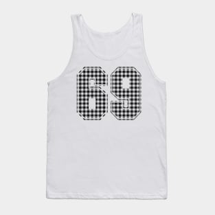 Plaid Number - 69 - Dark Tank Top